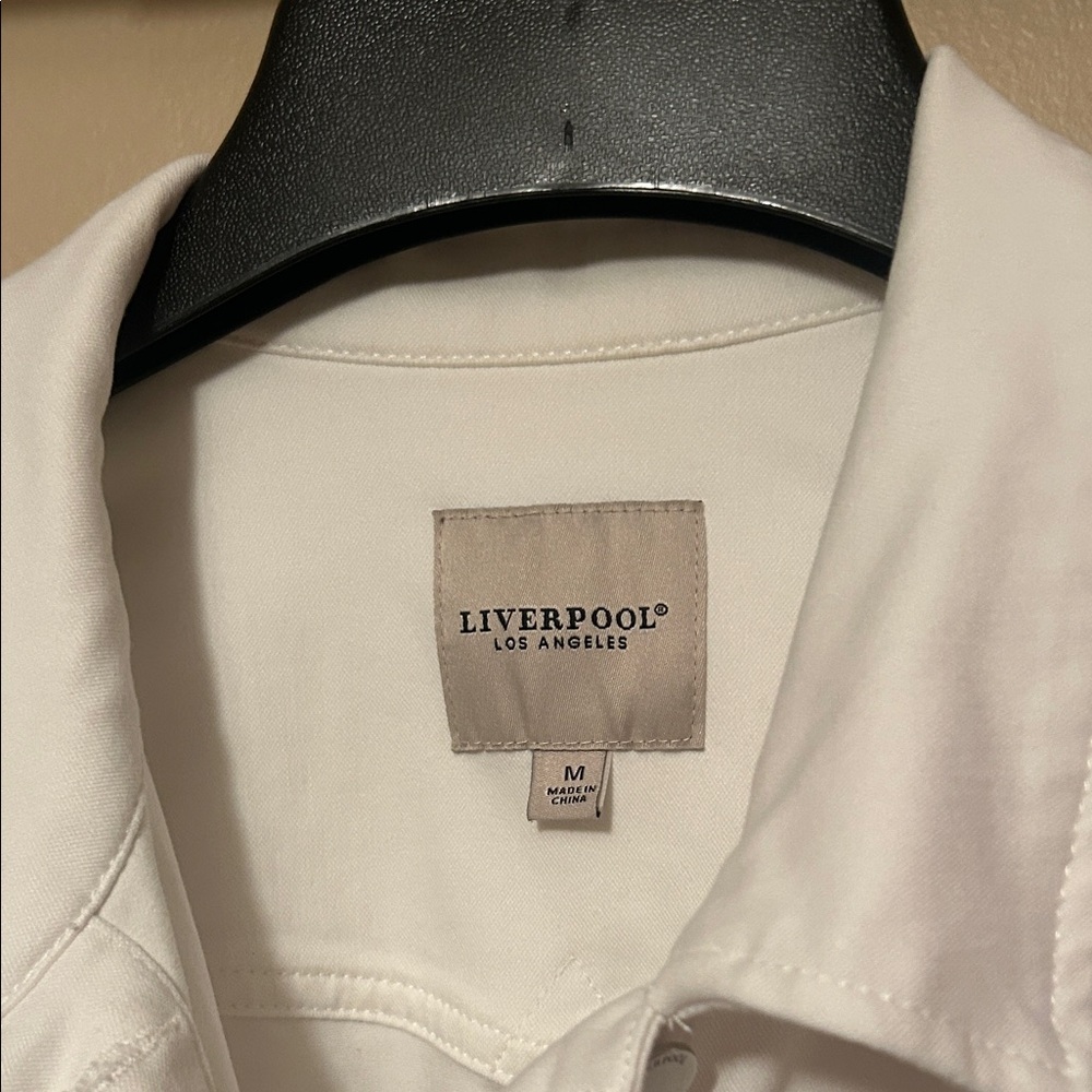 Liverpool Women's White Jean Jacket - Picture 2 of 7